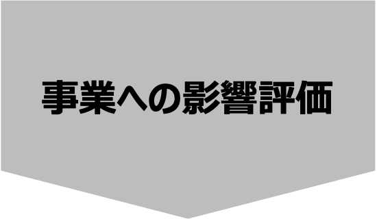 事業への影響評価