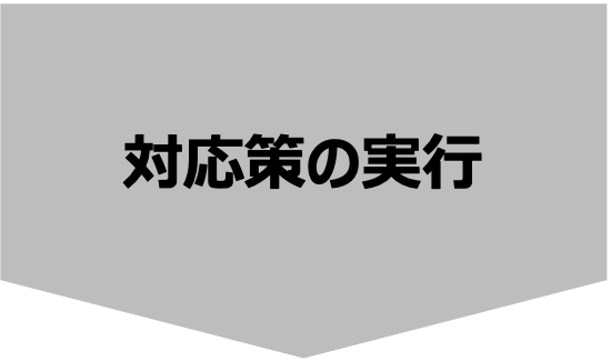 対応策の実行